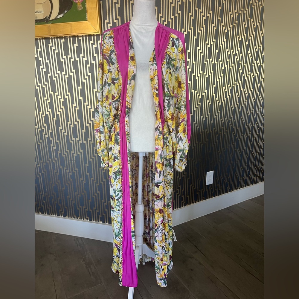 NWT FREE PEOPLE KIMONO AND MATCHING PANTS SET